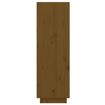 Shoe Cabinet Honey Brown 60x34x105 cm Solid Wood Pine