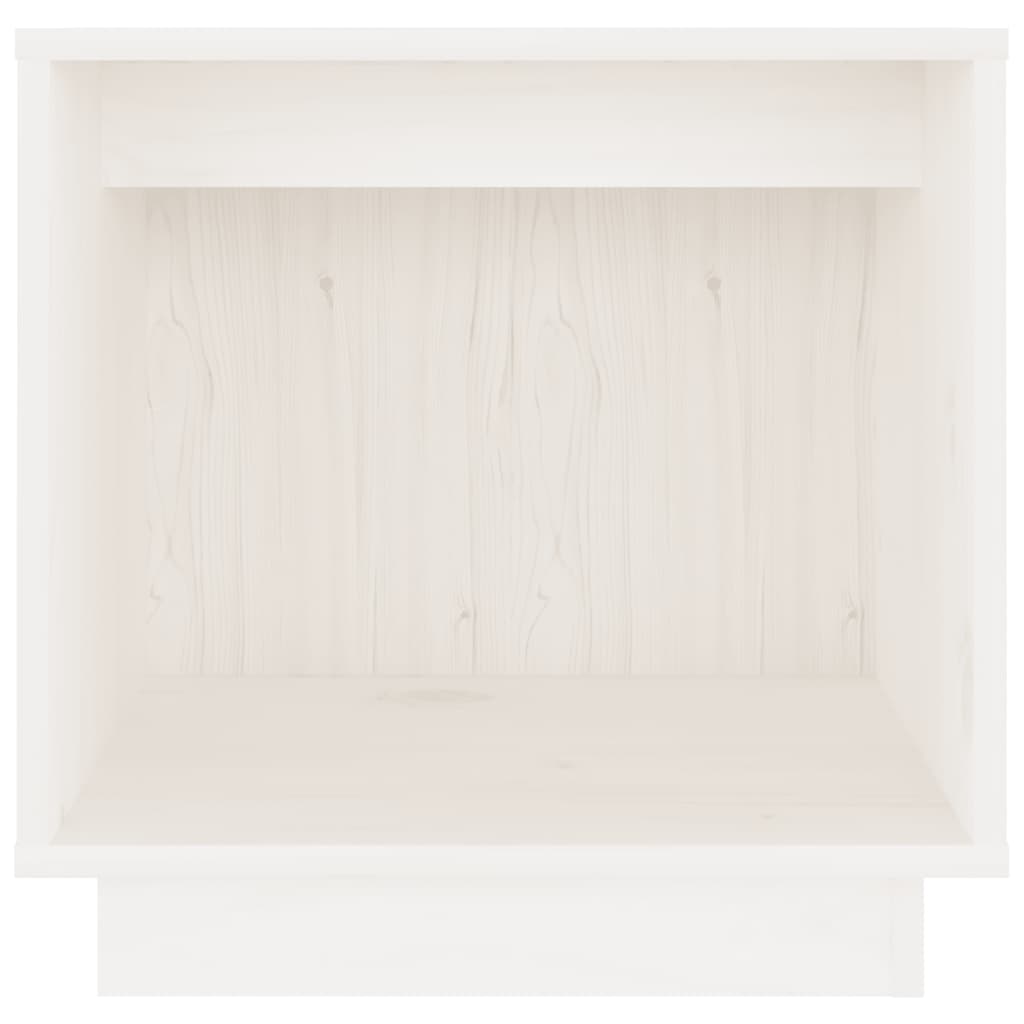 Bedside Cabinets 2 pcs White 40x30x40 cm Solid Wood Pine