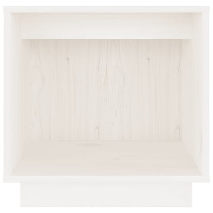 Bedside Cabinets 2 pcs White 40x30x40 cm Solid Wood Pine