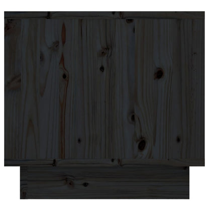 Bedside Cabinets 2 pcs Black 35x34x32 cm Solid Wood Pine