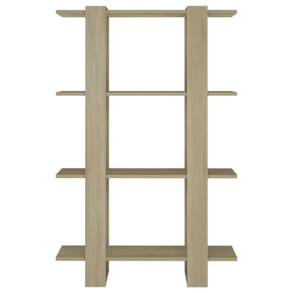 Book Cabinet/Room Divider Sonoma Oak 80x30x123.5 cm