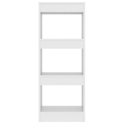 Book Cabinet/Room Divider White 40x30x103 cm Engineered Wood