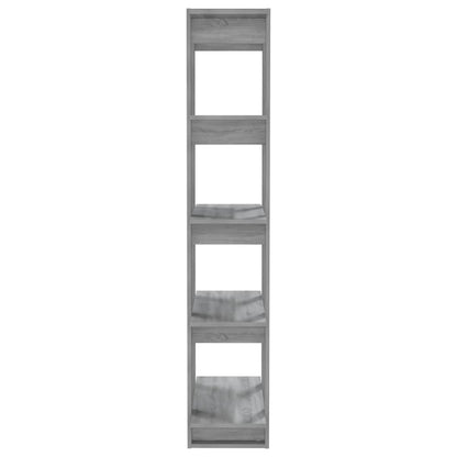 Book Cabinet/Room Divider Grey Sonoma 80x30x160 cm Engineered Wood