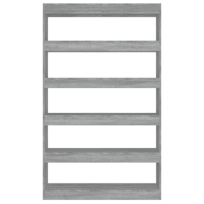 Book Cabinet/Room Divider Grey Sonoma 100x30x166 cm