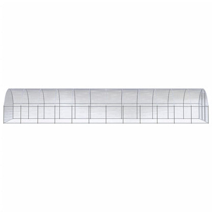 Outdoor Chicken Coop 3x12x2 m Galvanised Steel