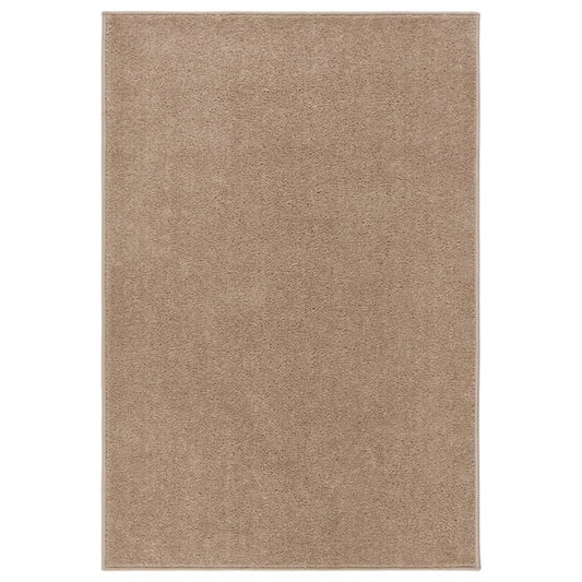 Rug Short Pile 160x230 cm Brown