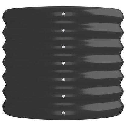 Garden Raised Bed Galvanised Steel 152x40x36 cm Anthracite