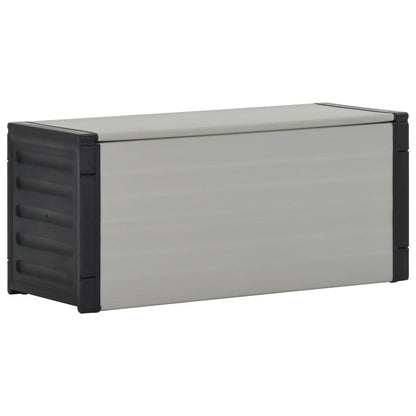 Garden Waste Basket Grey 85x34x40 cm