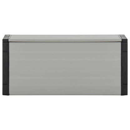 Garden Waste Basket Grey 85x34x40 cm