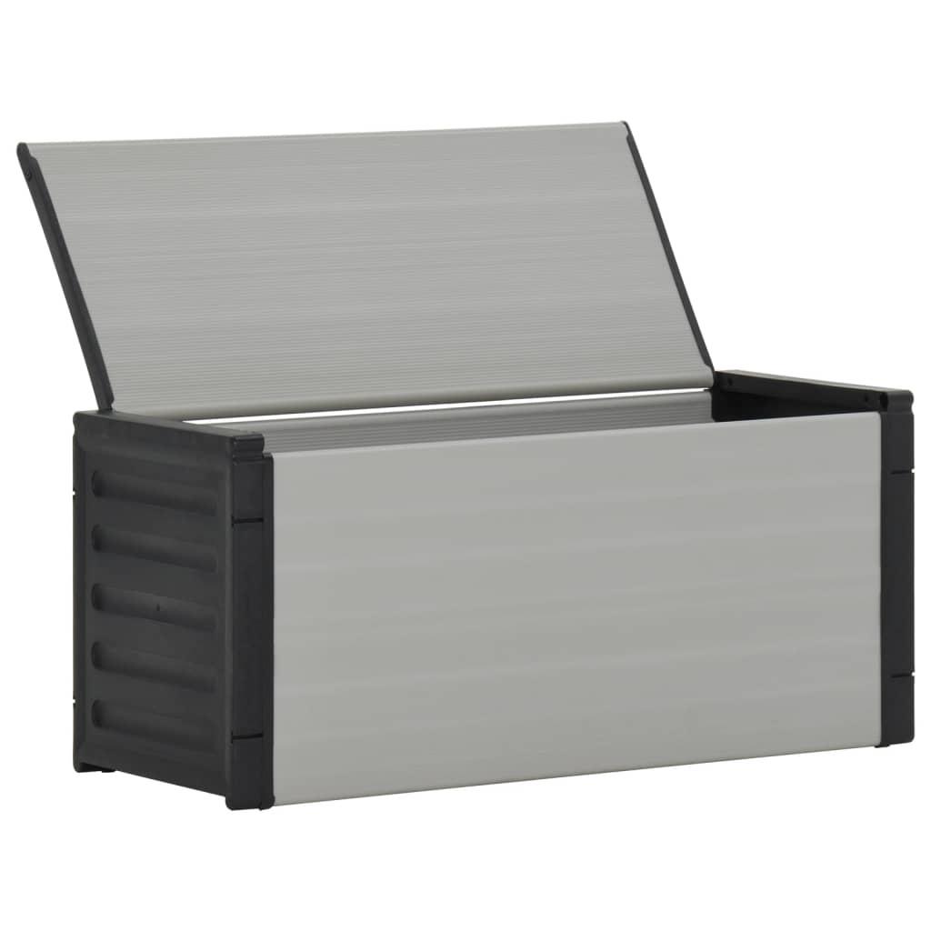 Garden Waste Basket Grey 85x34x40 cm