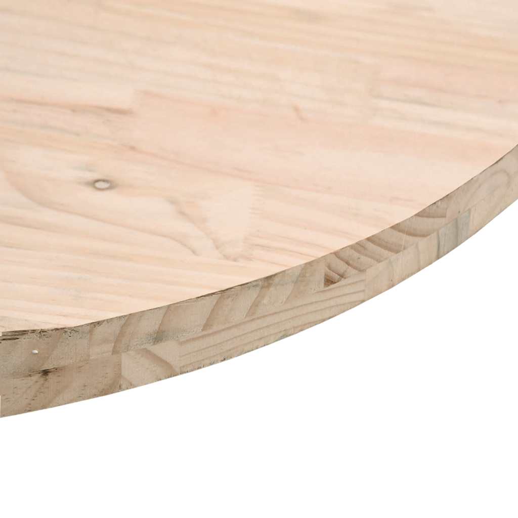 Table Top Ø40x2.5 cm Solid Wood Pine