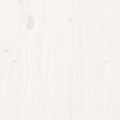 Table Top White Ø30x2.5 cm Solid Wood Pine