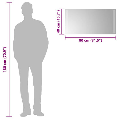 LED Bathroom Mirror 80x40 cm
