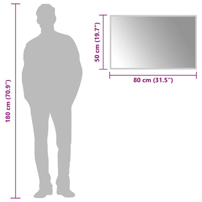 LED Bathroom Mirror 80x50 cm