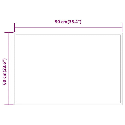 LED Bathroom Mirror 90x60 cm