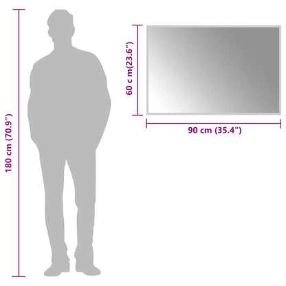 LED Bathroom Mirror 90x60 cm