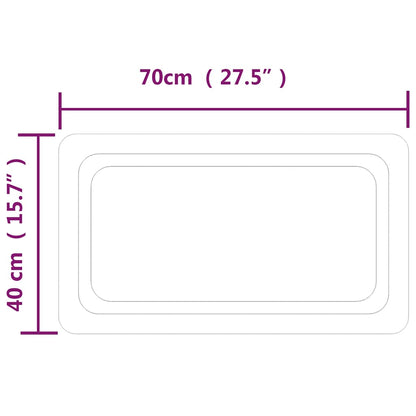 LED Bathroom Mirror 70x40 cm