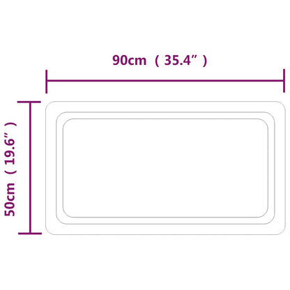 LED Bathroom Mirror 90x50 cm