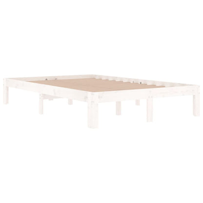 Bed Frame without Mattress White 120x190cm Small Double