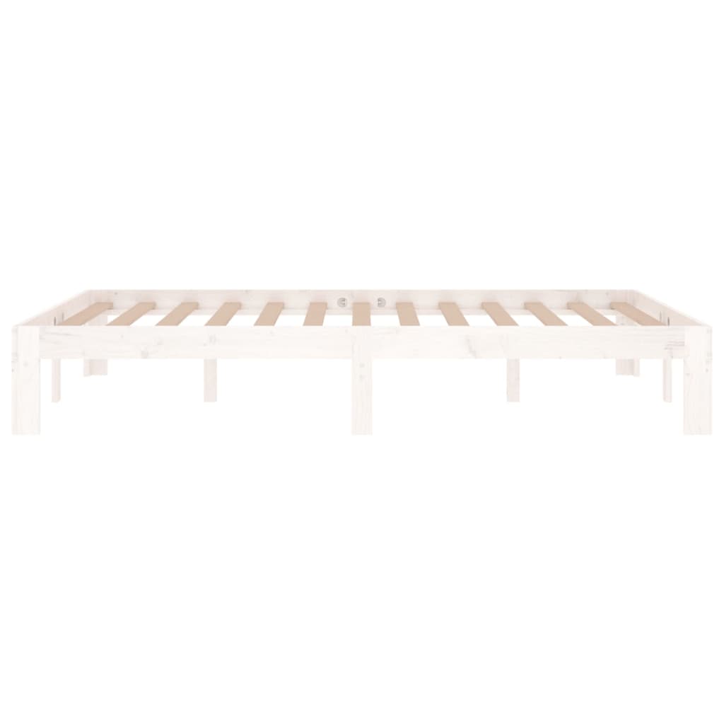 Bed Frame without Mattress White 120x190cm Small Double