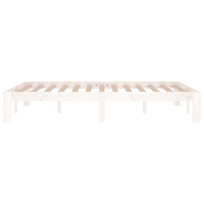Bed Frame without Mattress White 120x190cm Small Double