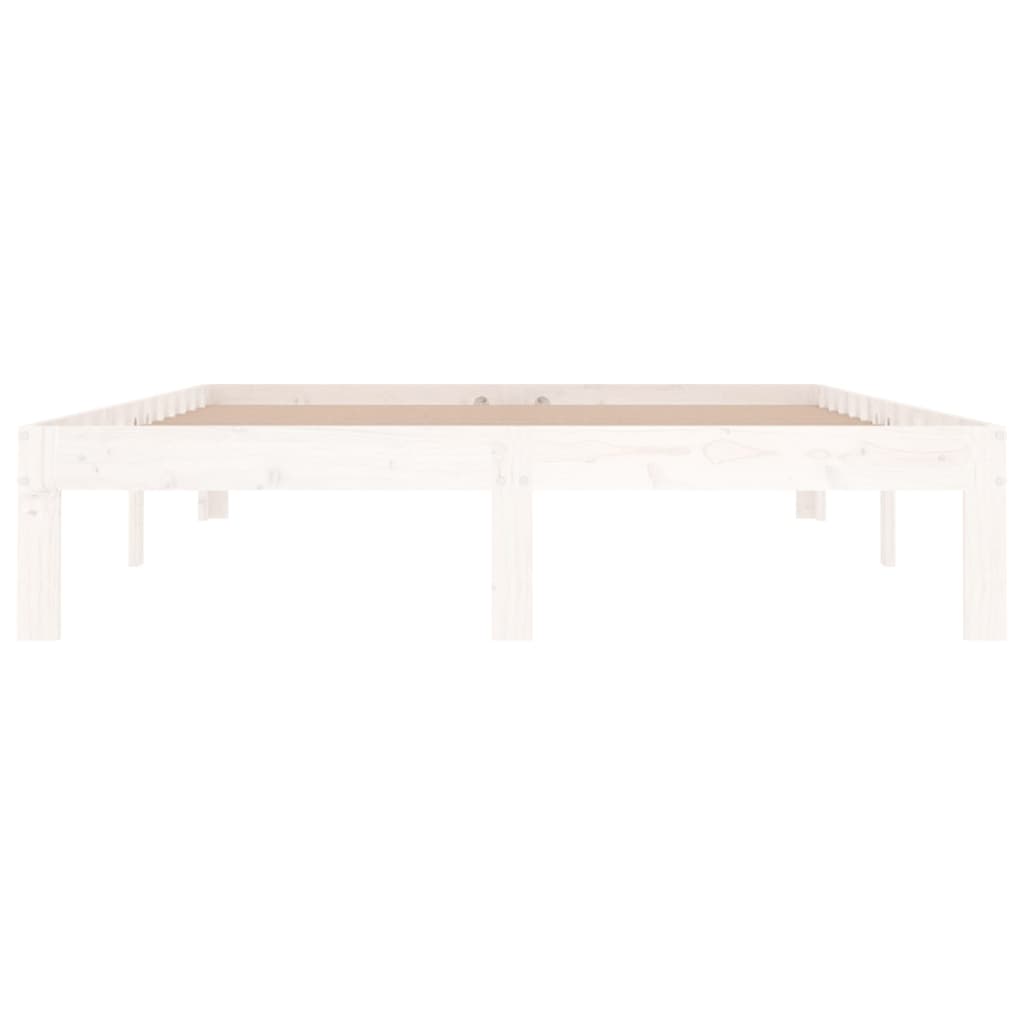 Bed Frame without Mattress White 135x190cm Double