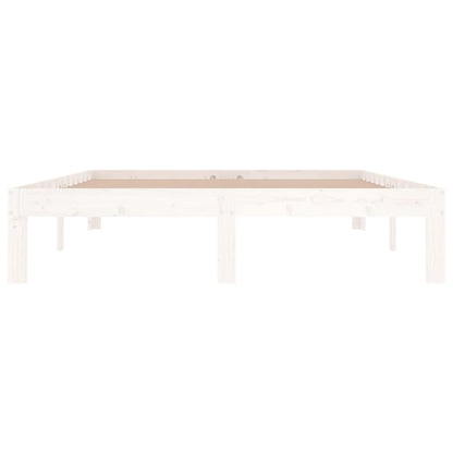 Bed Frame without Mattress White 135x190cm Double