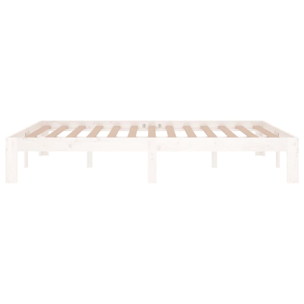 Bed Frame without Mattress White 135x190cm Double