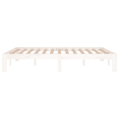 Bed Frame without Mattress White 135x190cm Double