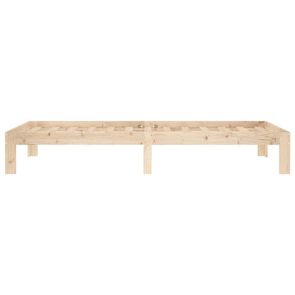 Bed Frame without Mattress Solid Wood Pine 90x200cm
