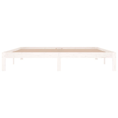 Bed Frame without Mattress White 180x200cm Super King Size
