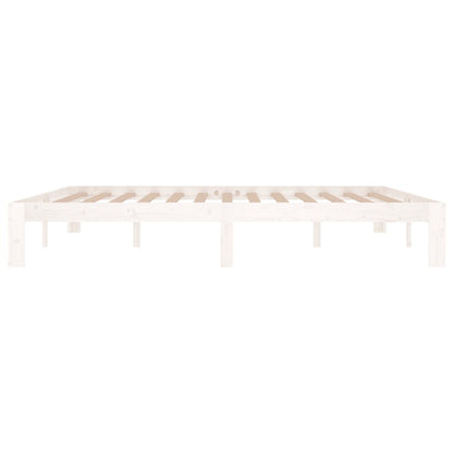 Bed Frame without Mattress White 180x200cm Super King Size