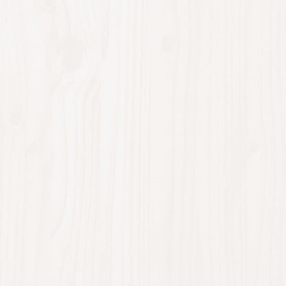 Bed Frame without Mattress White 75x190cm Small Single