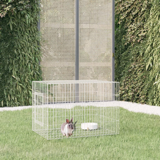 Rabbit Cage 78x54x54 cm Galvanised Iron