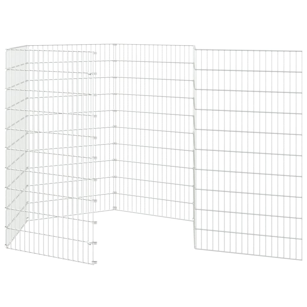 Free Range Animal Enclosure 6-Panel 54x100 cm Galvanised Iron