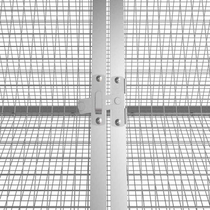 Rabbit Cage Anthracite 201.5x80.5x71 cm Galvanised Steel