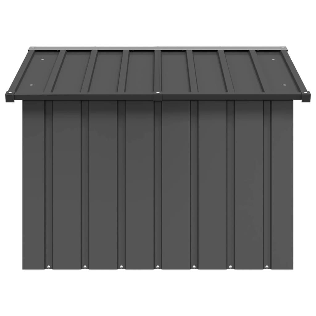 Dog House Anthracite 116.5x103x81.5 cm Galvanised Steel