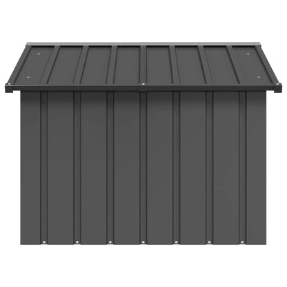 Dog House Anthracite 116.5x103x81.5 cm Galvanised Steel