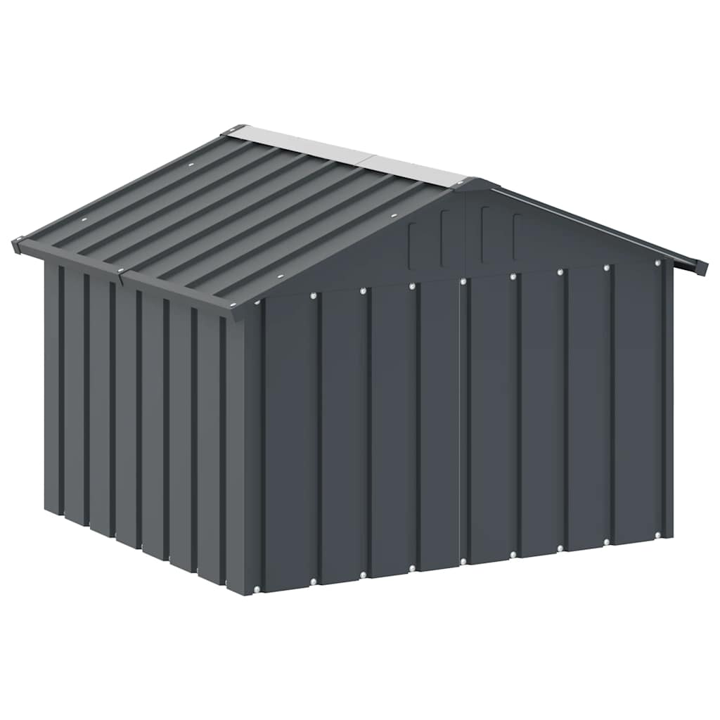 Dog House Anthracite 116.5x103x81.5 cm Galvanised Steel