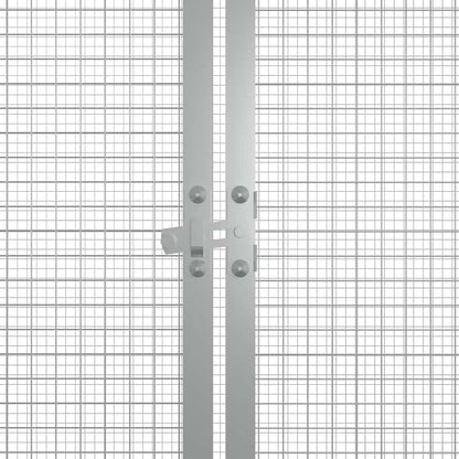 Chicken Cage Anthracite 200x91x100 cm Galvanised Steel