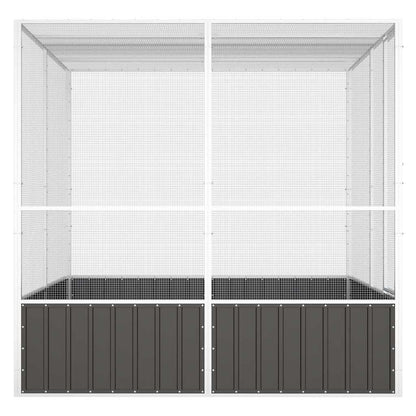 Bird Cage Anthracite 213.5x217.5x211.5 cm Galvanised Steel