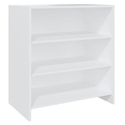 3 Piece Sideboard White Engineered Wood