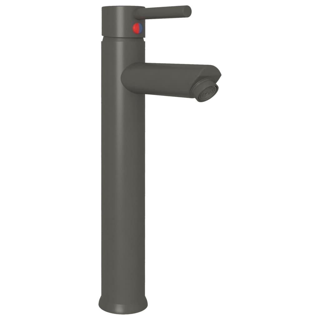 Bathroom Sink with Tap and Push Drain Gold Tempered Glass