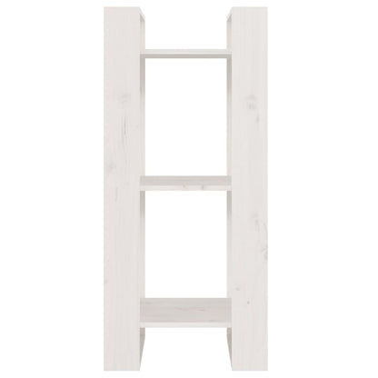 Book Cabinet/Room Divider White 41x35x91 cm Solid Wood Pine