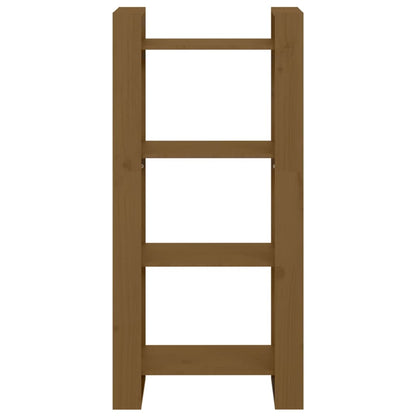 Book Cabinet/Room Divider Honey Brown 60x35x125 cm Solid Wood