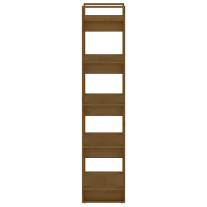 Book Cabinet/Room Divider Honey Brown 60x35x160 cm Solid Wood