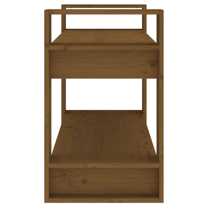 Book Cabinet/Room Divider Honey Brown 80x35x56.5 cm Solid Wood