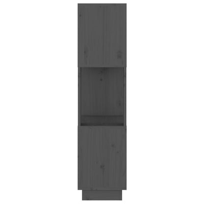 Book Cabinet/Room Divider Grey 51x25x101 cm Solid Wood Pine