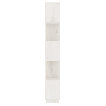 Book Cabinet/Room Divider White 51x25x163.5 cm Solid Wood Pine