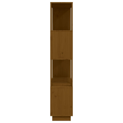 Book Cabinet/Room Divider Honey Brown 80x25x132 cm Solid Wood